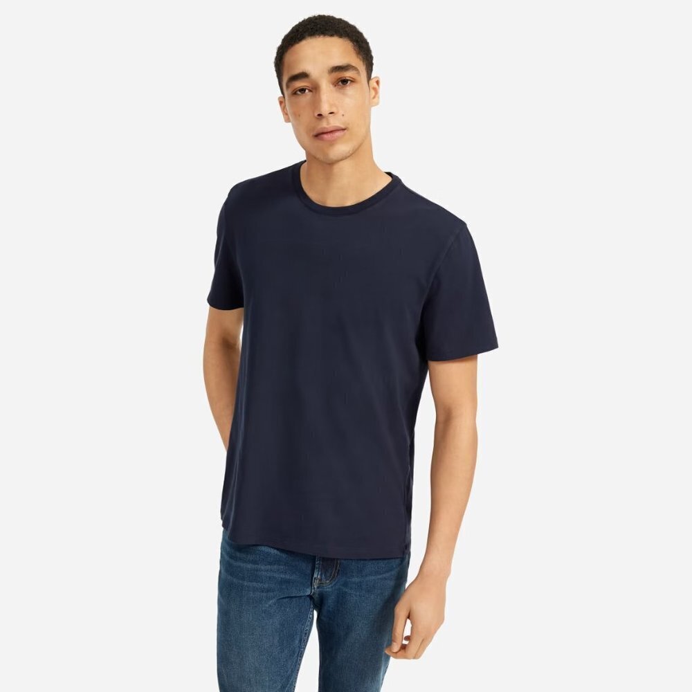 Everlane XLarge Tee T-Shirt Cotton Navy Blue Cotton